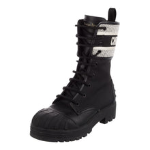 Load image into Gallery viewer, Christian Dior Canvas Graphic Combat Utility Boots