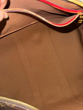 Load image into Gallery viewer, Louis Vuitton Coquelicot/Monogram Canvas Keepall Bandouliere 50