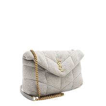 Load image into Gallery viewer, Saint Laurent Jersey Monogram Puffer LouLou Toy Shoulder Bag