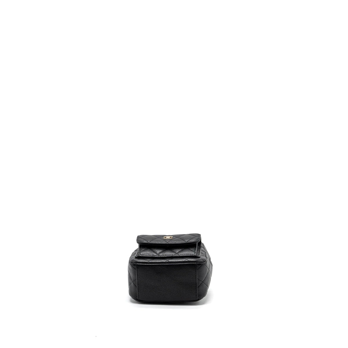 CHANEL 24S MINI BACKPACK / CROSSBODY BAG CAVIAR BLACK LGHW
