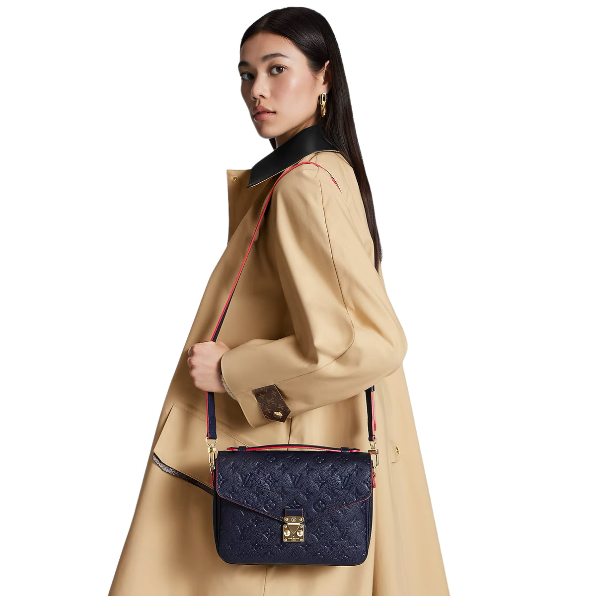 Louis Vuitton // Navy and Red Metis MM Bag – VSP Consignment