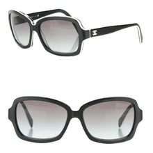 Load image into Gallery viewer, Chanel CC Logo Sunglasses 5143 Black White