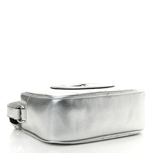 Load image into Gallery viewer, Gucci Metallic Silver Sakai Be Green Calfskin Stitched Blondie