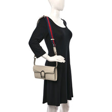 Load image into Gallery viewer, Gucci Dollar Calfskin Web Small Dionysus Crossbody Bag Mystic White