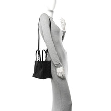 Load image into Gallery viewer, Gucci Denim Ophidia GG Monogram Tote Medium Black Grey