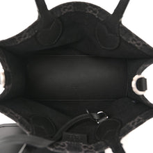 Load image into Gallery viewer, Gucci Denim Ophidia GG Monogram Tote Medium Black Grey