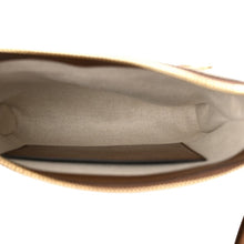 Load image into Gallery viewer, Gucci GG Supreme Monogram Azalea Calfskin Retro Interlocking G Flat Messenger Bag Beige Ebony Brown Sugar