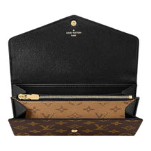 Load image into Gallery viewer, Louis Vuitton Reverse Monogram Giant Sarah Wallet