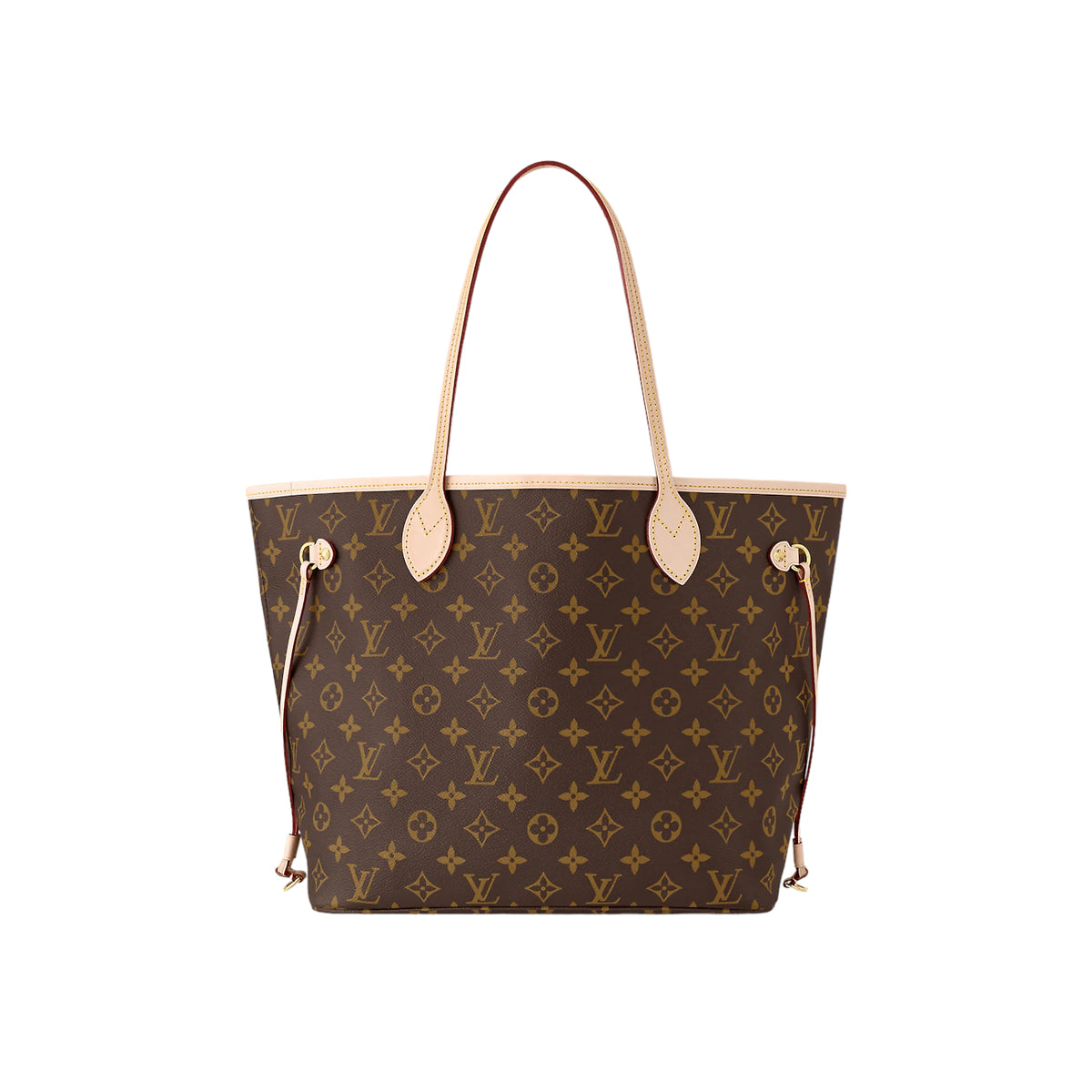 Louis Vuitton Neverfull MM Brown Monogram Canvas Tote Bag
