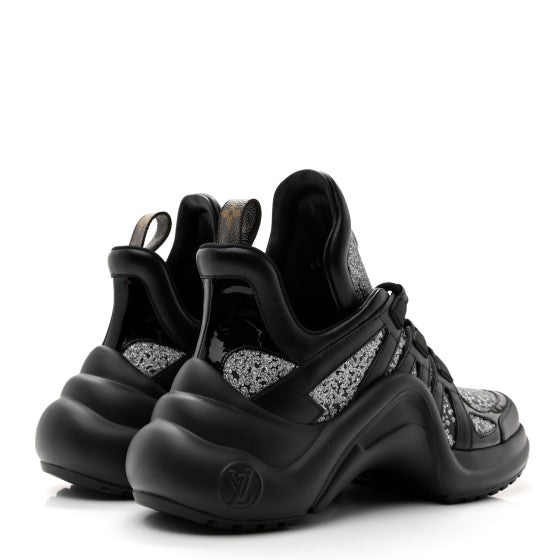 louis vuitton archlight sneakers black and white