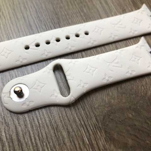 LV Inspired Watch Band  Apple watch bands fashion, Apple watch