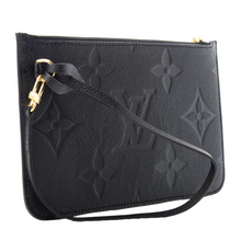 Load image into Gallery viewer, Louis Vuitton Empreinte Monogram Giant Neverfull MM Pouch Black