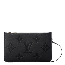 Load image into Gallery viewer, Louis Vuitton Empreinte Monogram Giant Neverfull MM Pouch Black