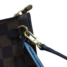 Load image into Gallery viewer, Louis Vuitton Neverfull Pouch In Damier Ebene With Red Interior