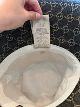 Load image into Gallery viewer, Gucci Monogram Wide Brim Hat in Black Denim