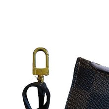 Load image into Gallery viewer, Louis Vuitton Neverfull Pouch In Damier Ebene With Rose Ballerine Interior