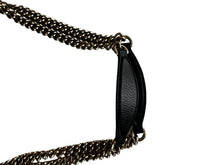 Load image into Gallery viewer, Gucci Soho Pebbled Leather Chain Medium Black Shoulder Bag