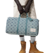 Load image into Gallery viewer, Louis Vuitton Keepall Bandouliere 50 Monogram Washed Denim Coated Canvas