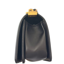 Load image into Gallery viewer, Chanel Small Black Lambskin Boy Bag with Aged Gold Hardware