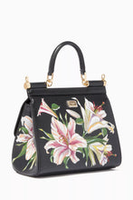 Load image into Gallery viewer, Dolce &amp; Gabbana Dauphine Sicily Floral Print Leather Crossbody Bag