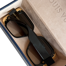 Load image into Gallery viewer, Louis Vuitton Pearl-Embellished Oversized Square Sunglasses