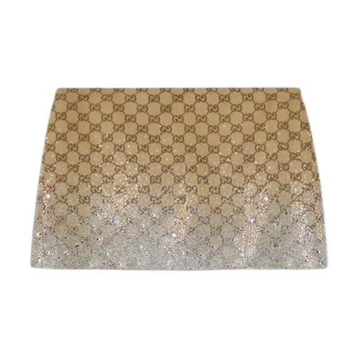 Gucci EMBROIDERED GG CANVAS MINI SKIRT