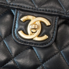 Load image into Gallery viewer, CHANEL Casino Chips Mini Flap Shoulder Bag Black Quilted Lambskin Leather
