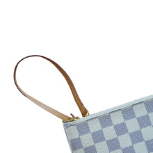 Load image into Gallery viewer, Louis Vuitton Neverfull Pouch In Damier Azur With Beige Interior