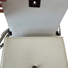 Load image into Gallery viewer, Chanel 19-series (2014) Ivory Patent New Medium Boy Bag