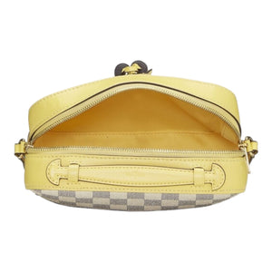 Louis Vuitton Yellow Damier Azur Saintonge