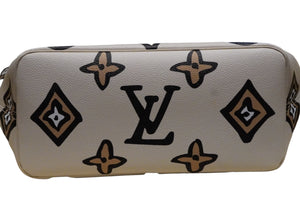 Louis Vuitton Wild At Heart Creme Neverfull MM