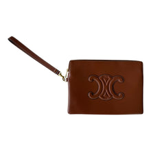Load image into Gallery viewer, CELINE SMALL POUCH WITH STRAP CUIR TRIOMPHE IN SMOOTH CALFSKIN