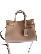 Load image into Gallery viewer, Saint Laurent Brown Nano Leather Sac De Jour Flesh
