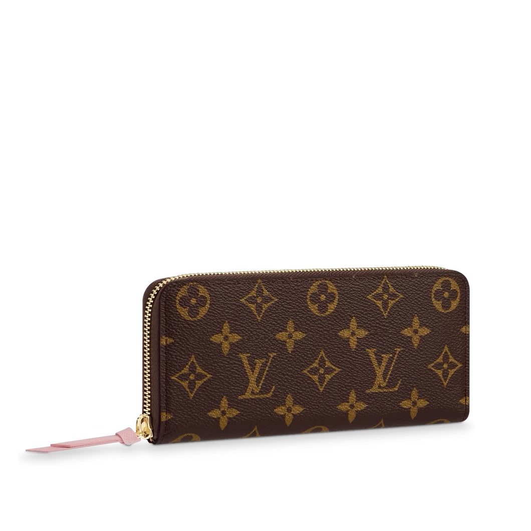 Louis Vuitton Beige Clemence Empreinte Zippy Zip Around Wallet