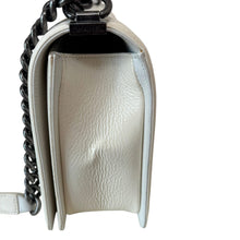 Load image into Gallery viewer, Chanel 19-series (2014) Ivory Patent New Medium Boy Bag