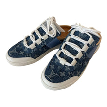 Load image into Gallery viewer, Louis Vuitton Lous Open Back Denim Sneaker