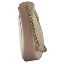 Load image into Gallery viewer, Chanel 19P Beige Diamond Perforated Caviar Leather Small Hobo
Bag with Moon Lock