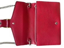 Load image into Gallery viewer, Gucci Calfskin Mini Dionysus Chain Wallet Hibiscus Red