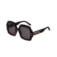 Load image into Gallery viewer, Christian Dior Black Oversized Geometric Sunglasses