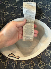 Load image into Gallery viewer, Gucci Monogram Wide Brim Hat in Black Denim