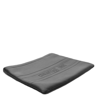 Load image into Gallery viewer, Christian Dior Calfskin Embossed Logo Zip Clutch Black