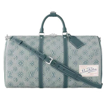 Load image into Gallery viewer, Louis Vuitton Keepall Bandouliere 50 Monogram Washed Denim Coated Canvas