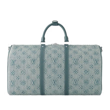 Load image into Gallery viewer, Louis Vuitton Keepall Bandouliere 50 Monogram Washed Denim Coated Canvas