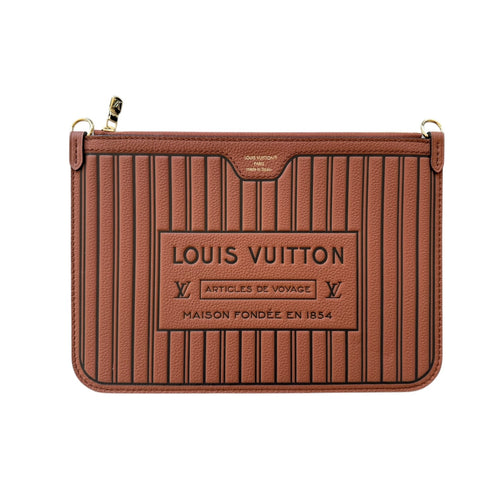 Louis Vuitton Brown Empreinte Carryall Pouch