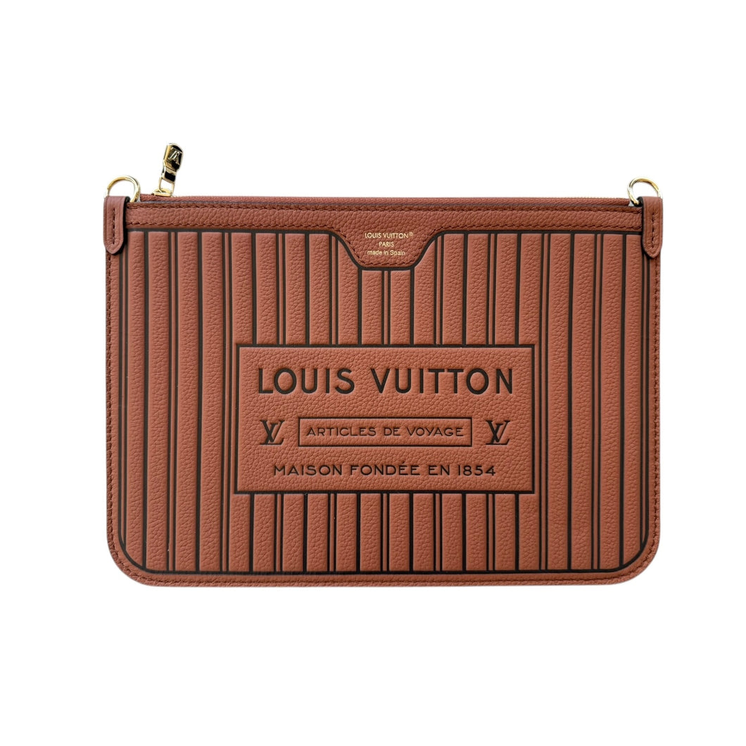 Louis Vuitton Brown Empreinte Carryall Pouch