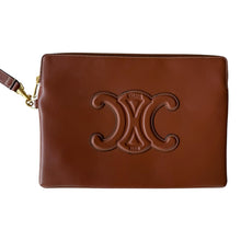 Load image into Gallery viewer, CELINE SMALL POUCH WITH STRAP CUIR TRIOMPHE IN SMOOTH CALFSKIN