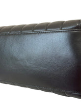 Load image into Gallery viewer, Louis Vuitton Loulou Medium Shoulder Bag in Black Chevron Quilted Leather with Silver Hardware