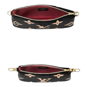 Louis Vuitton Multi Pochette Accessoires in Bicolor Monogram Empreinte Black/Beige