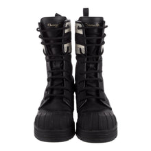 Load image into Gallery viewer, Christian Dior Canvas Graphic Combat Utility Boots