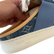 Load image into Gallery viewer, Louis Vuitton Lous Open Back Denim Sneaker